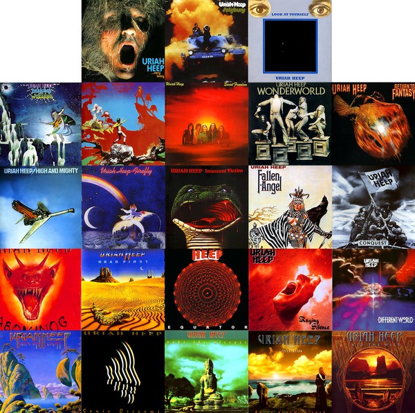 Uriah Heep - Discography 23 LP 1970 - 2011